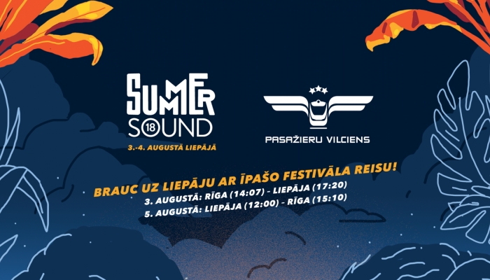 Īpaši vilcieni uz Summer Sound festivālu