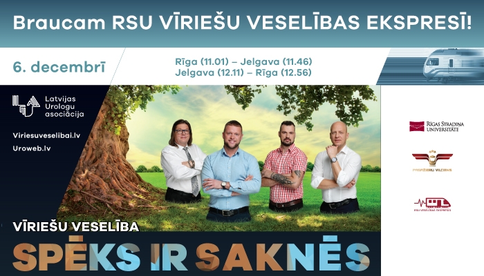 Uz Jelgavu dosies vīriešu veselībai veltīts RSU Veselības ekspresis