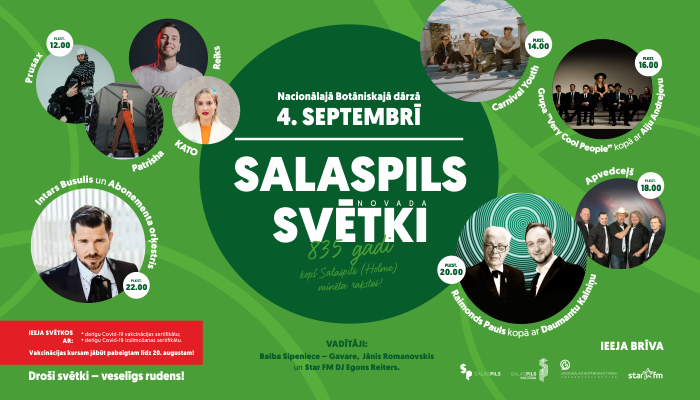 Salaspils novada svētki 4. septembrī